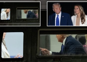 Trump and Melania’s finger-waving ‘spat’ was actually prez raving about UN escalator snafu: lip readers