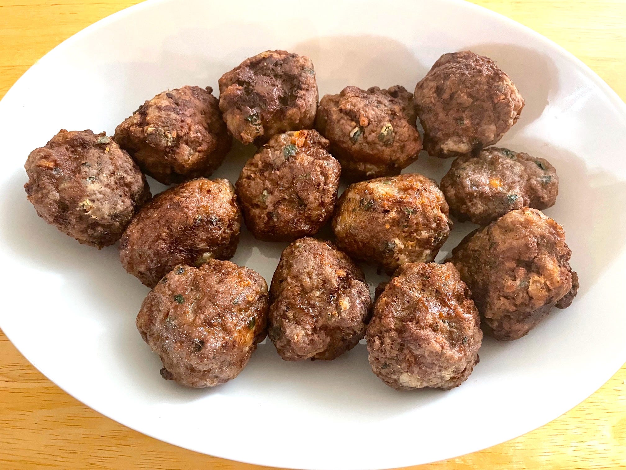 Anneta's dad's Greek meatballs