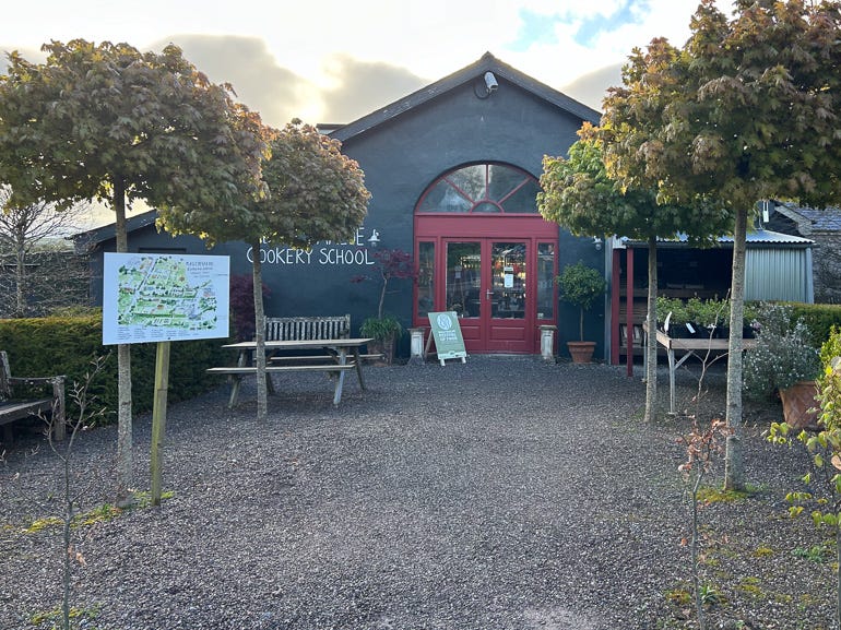 The front of Ballymaloe Cookery School.
