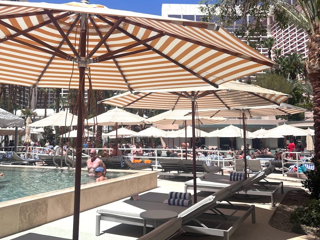 The Flamingo Go pool in Las Vegas.