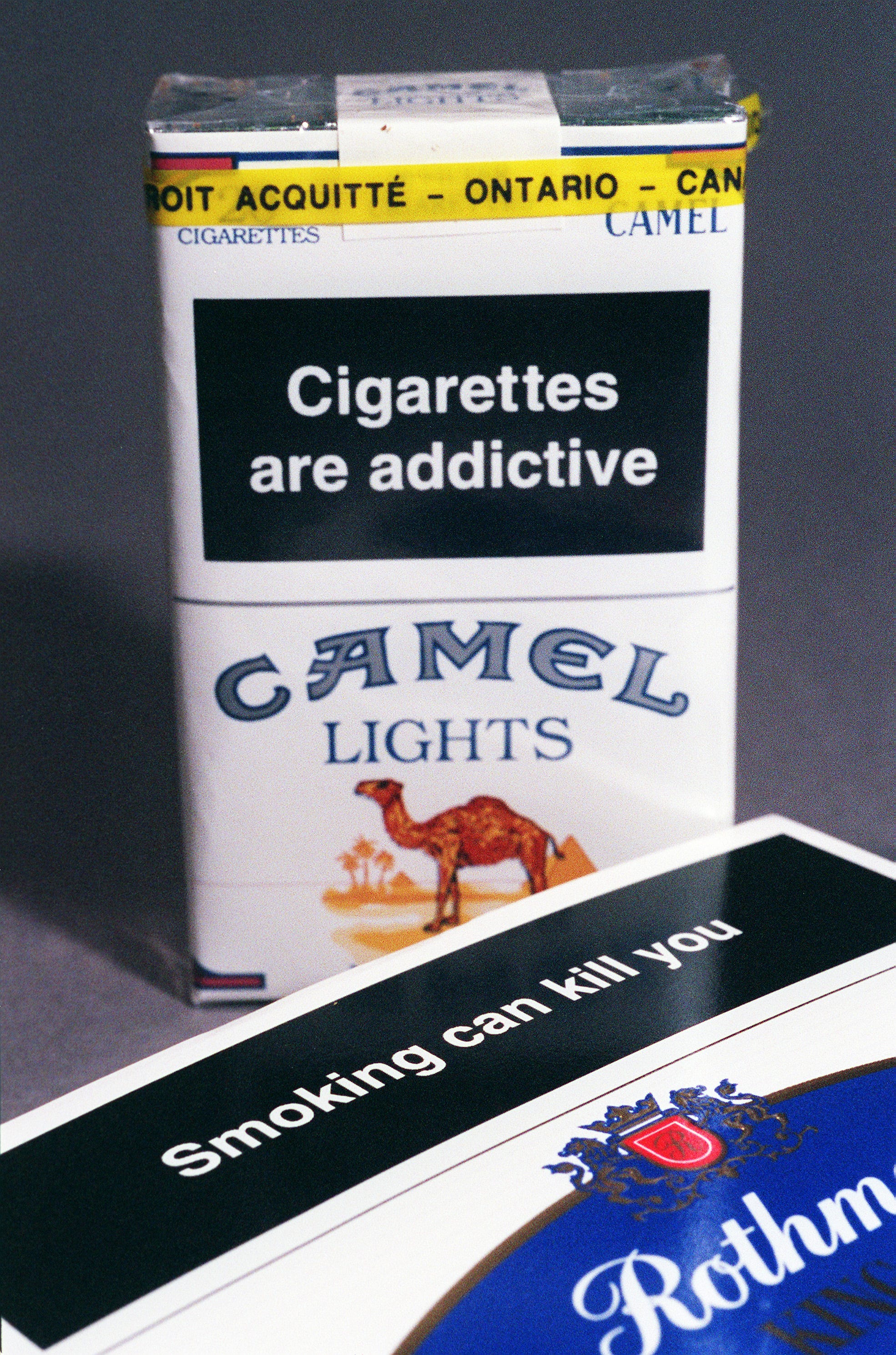 cigarette label