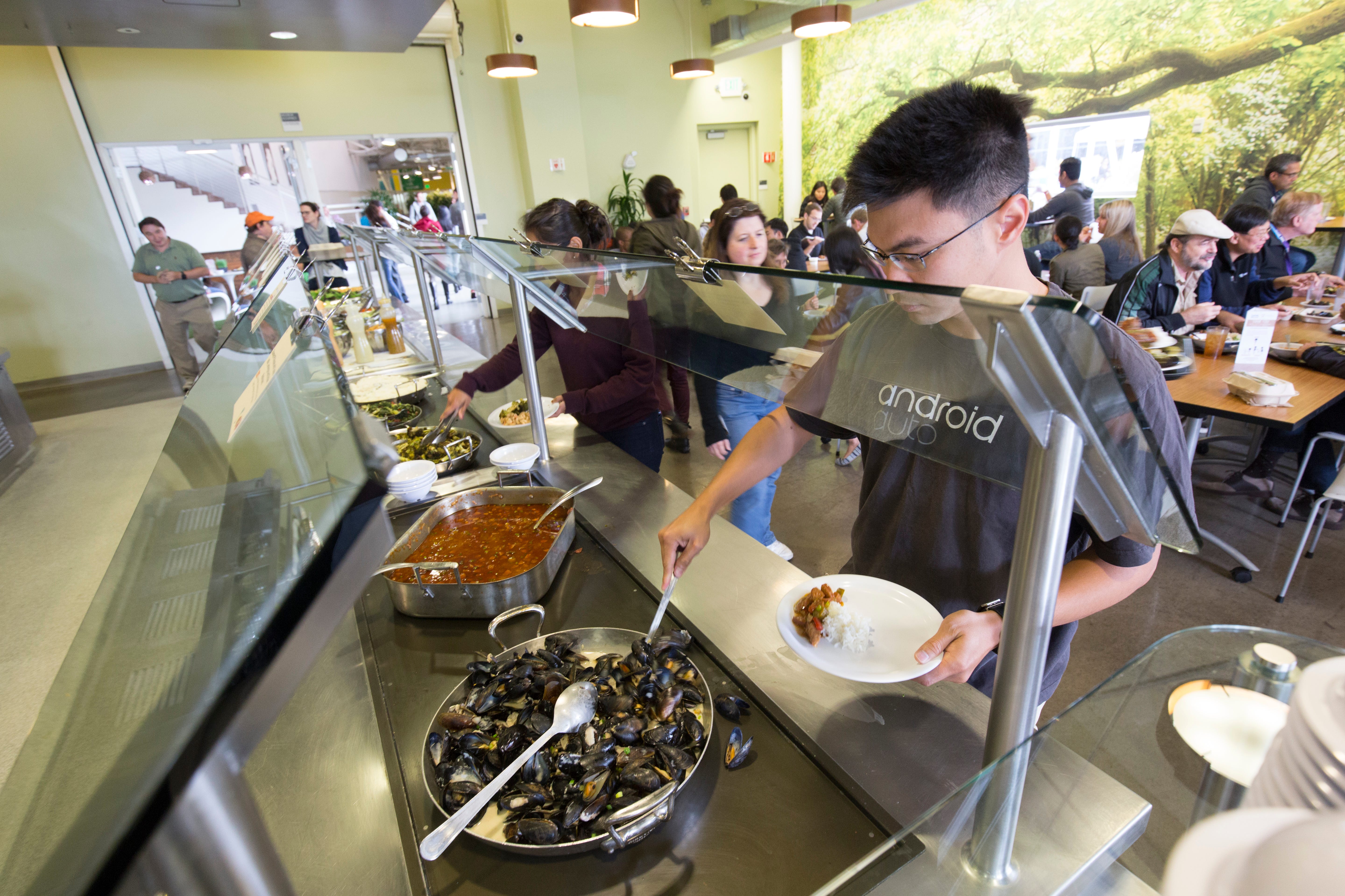 google cafeteria mountain view