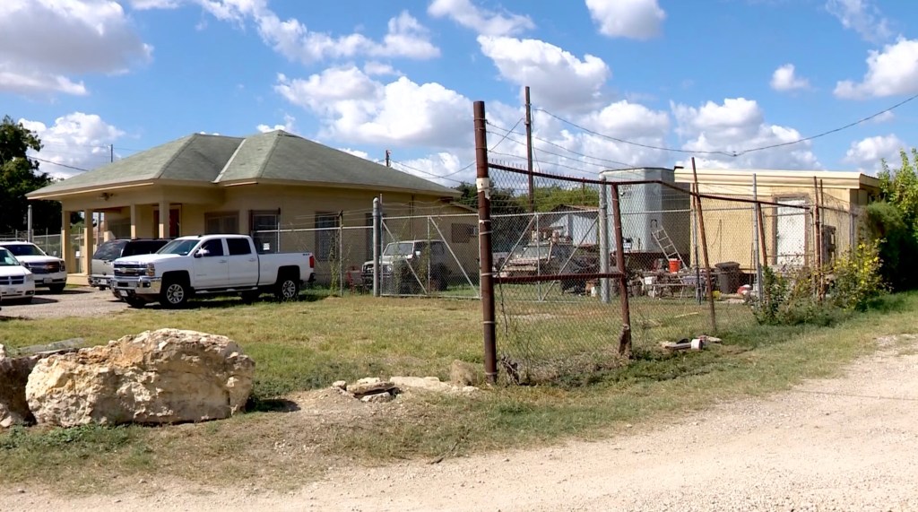 Exterior of Harrell Commercial Plumbing, where a human skull was found.