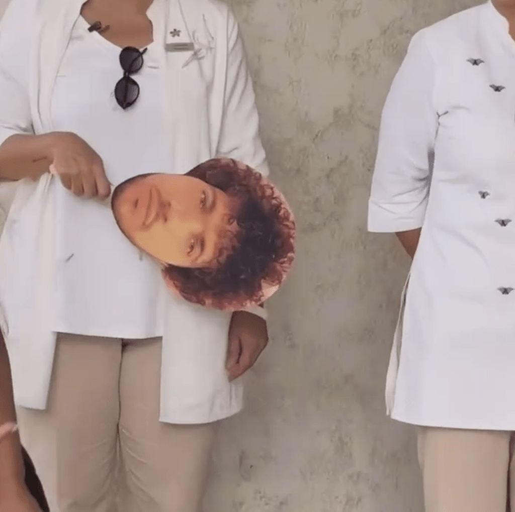 Cut out of Benny Blanco's head 