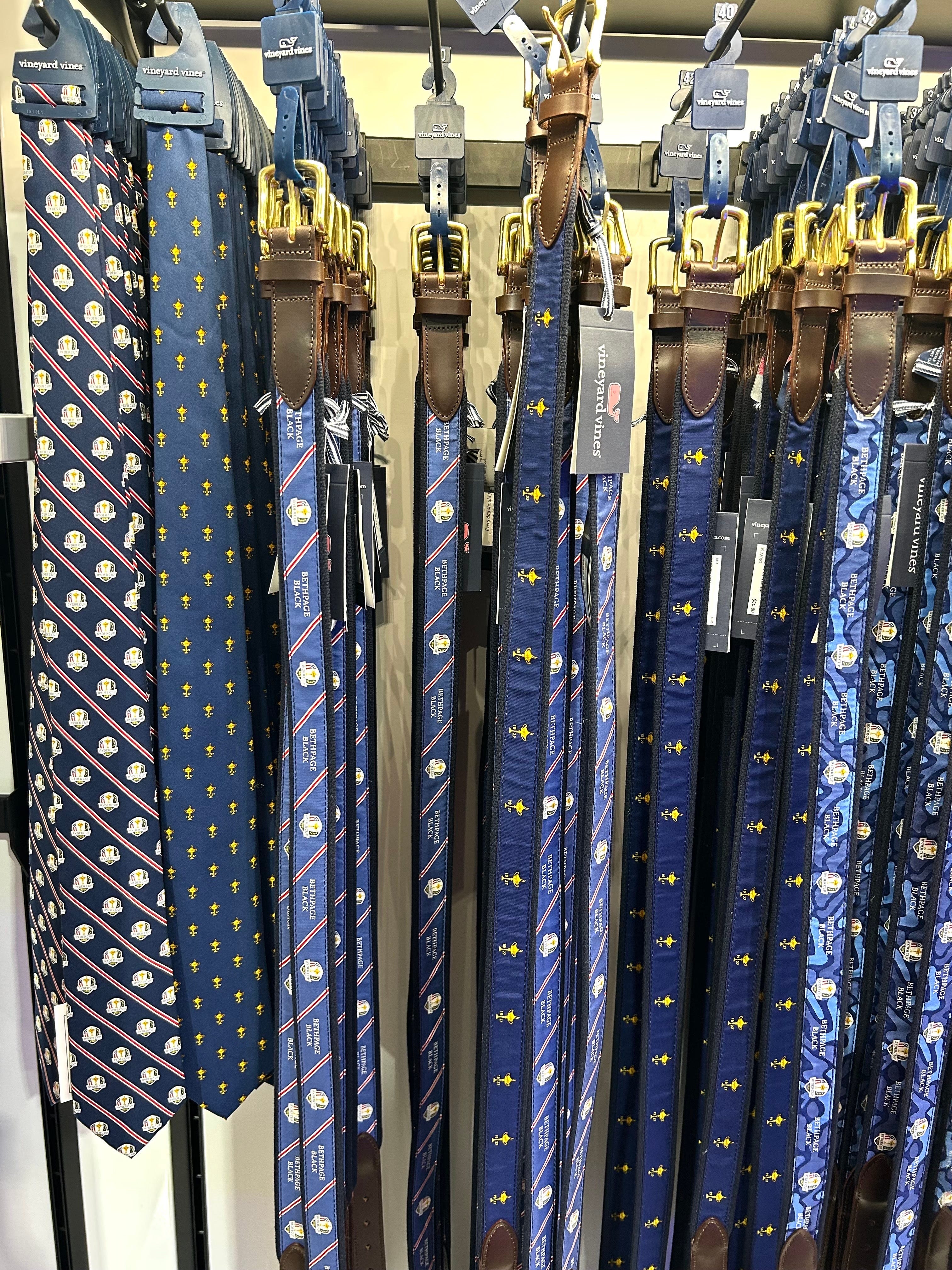 Vineyard Vines belt Ryder Cup