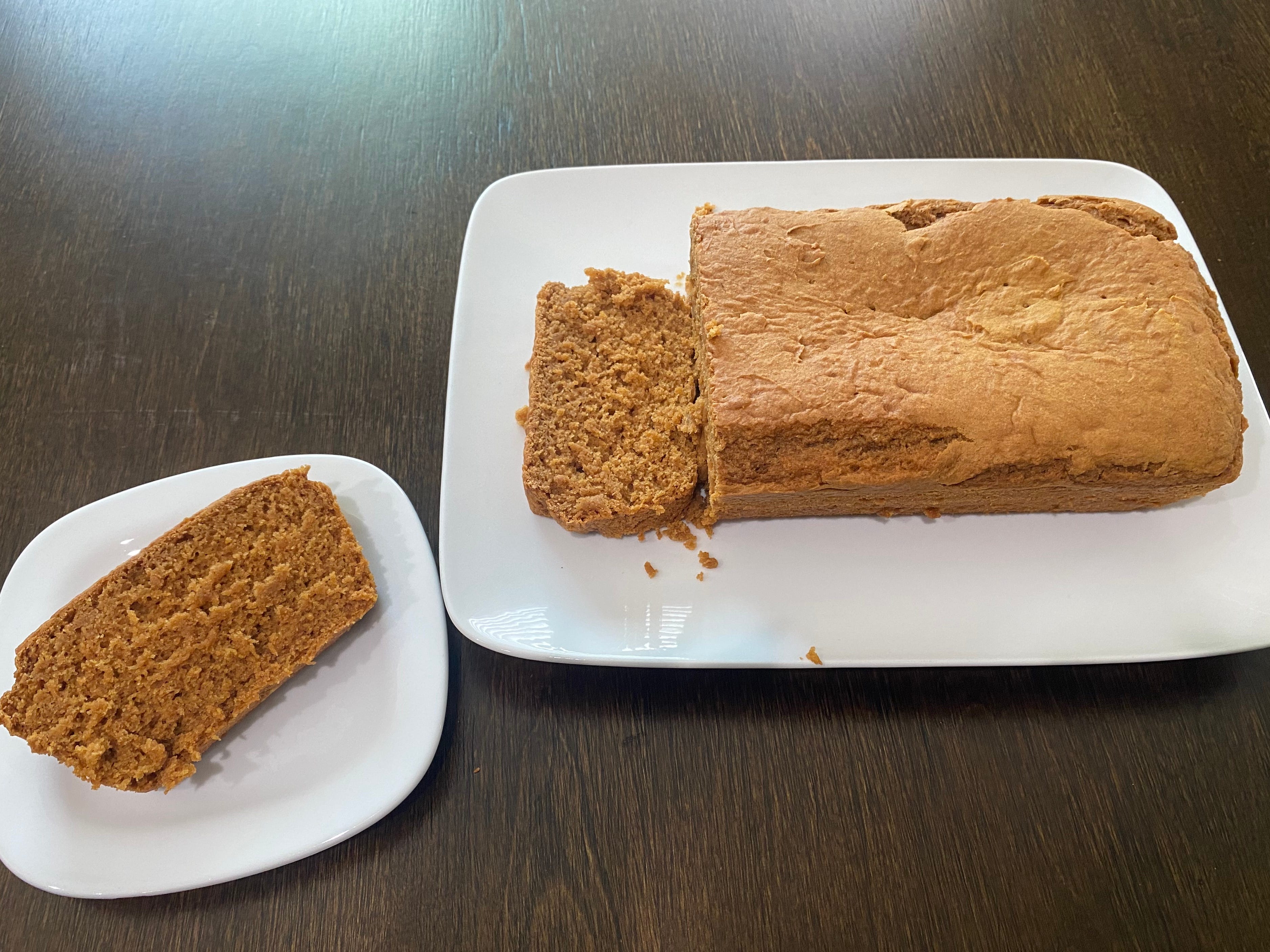 Finished pumpkin bread.