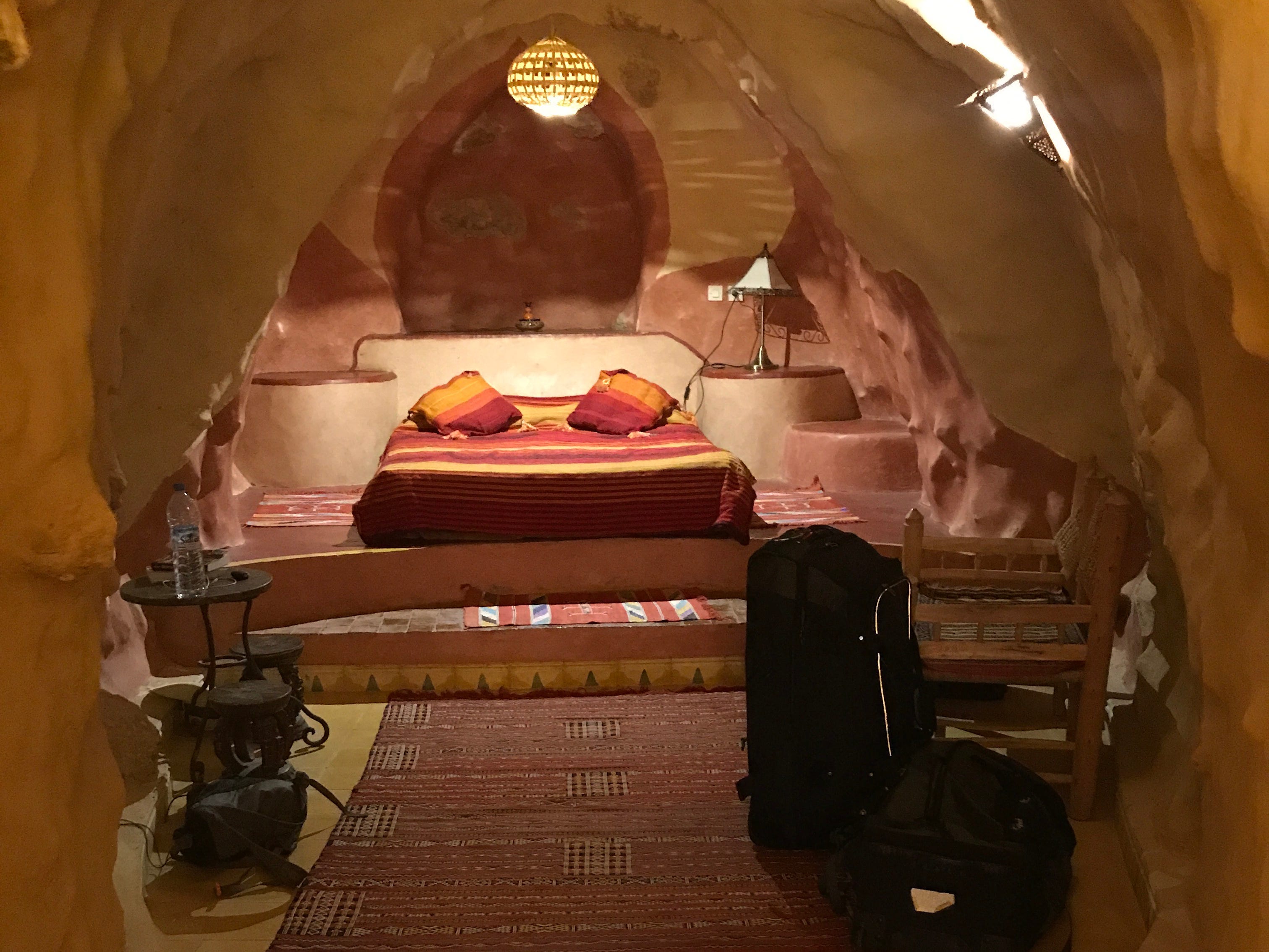 Interior of a cave