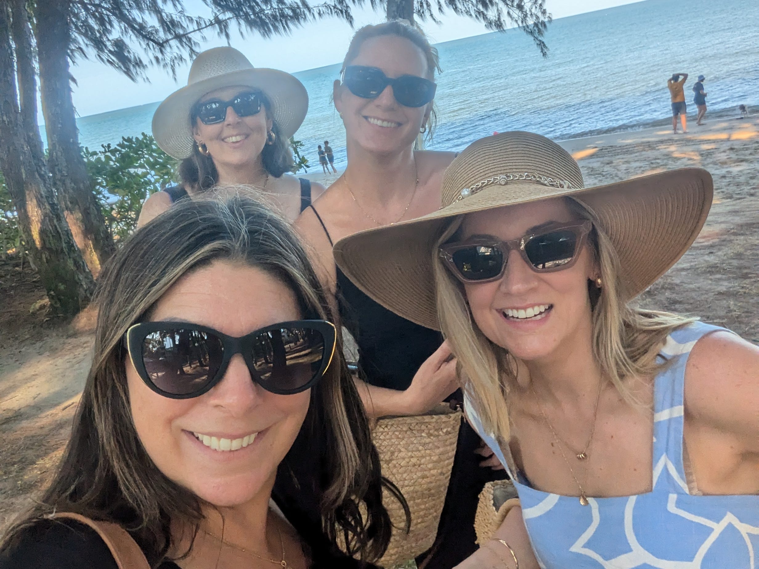 Women posing for photo