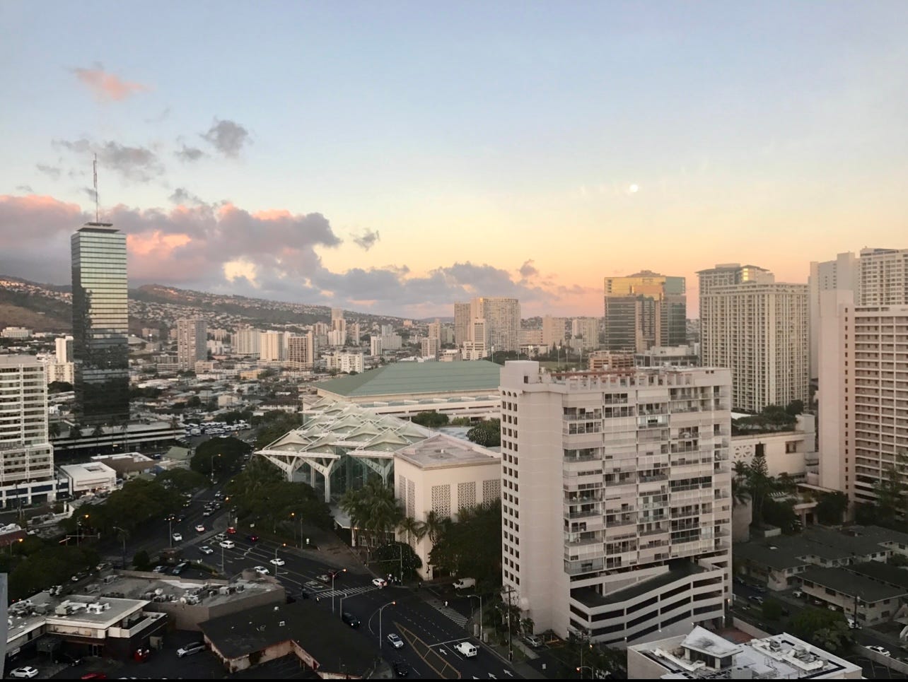 High-rise buildings in Oahu