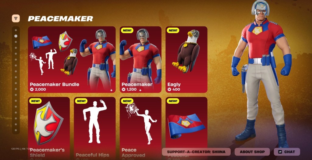 Fortnite Peacemaker Bundle