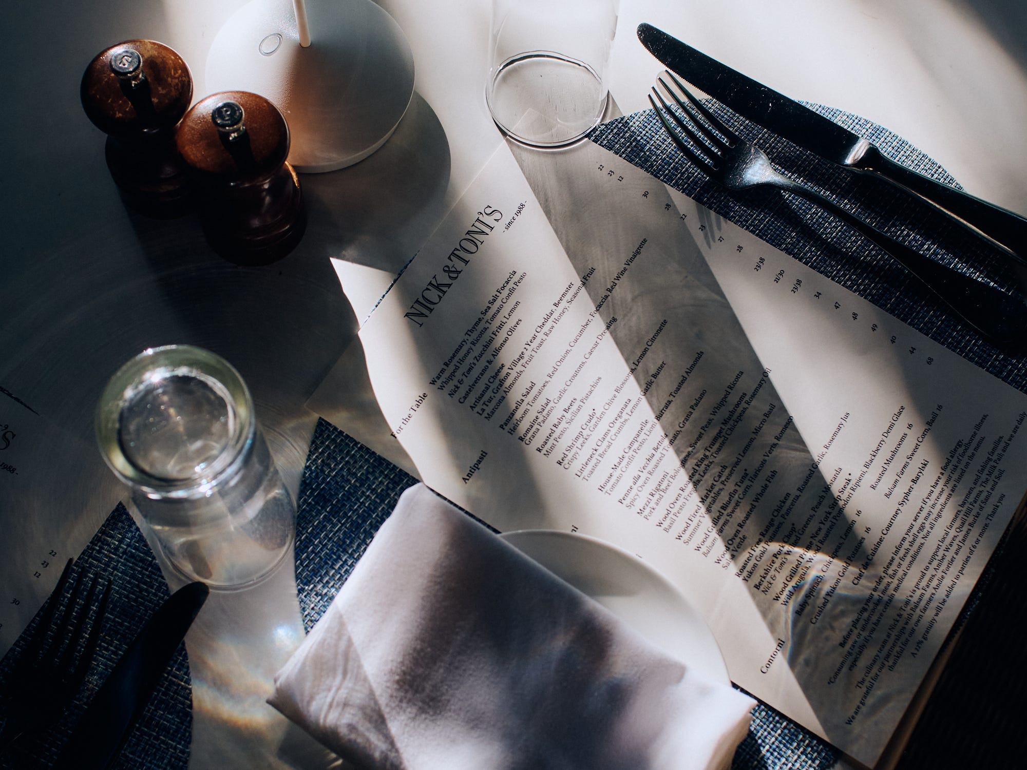 nick and toni's tablescape