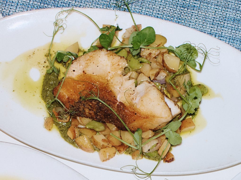 nick and toni's meal