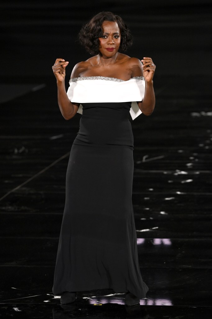 Viola Davis at the L'Oréal show as part of Paris Fashion Week