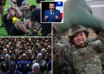 Pete Hegseth demands troops meet ‘male-level’ physical standards, rails against ‘fat troops’ in military