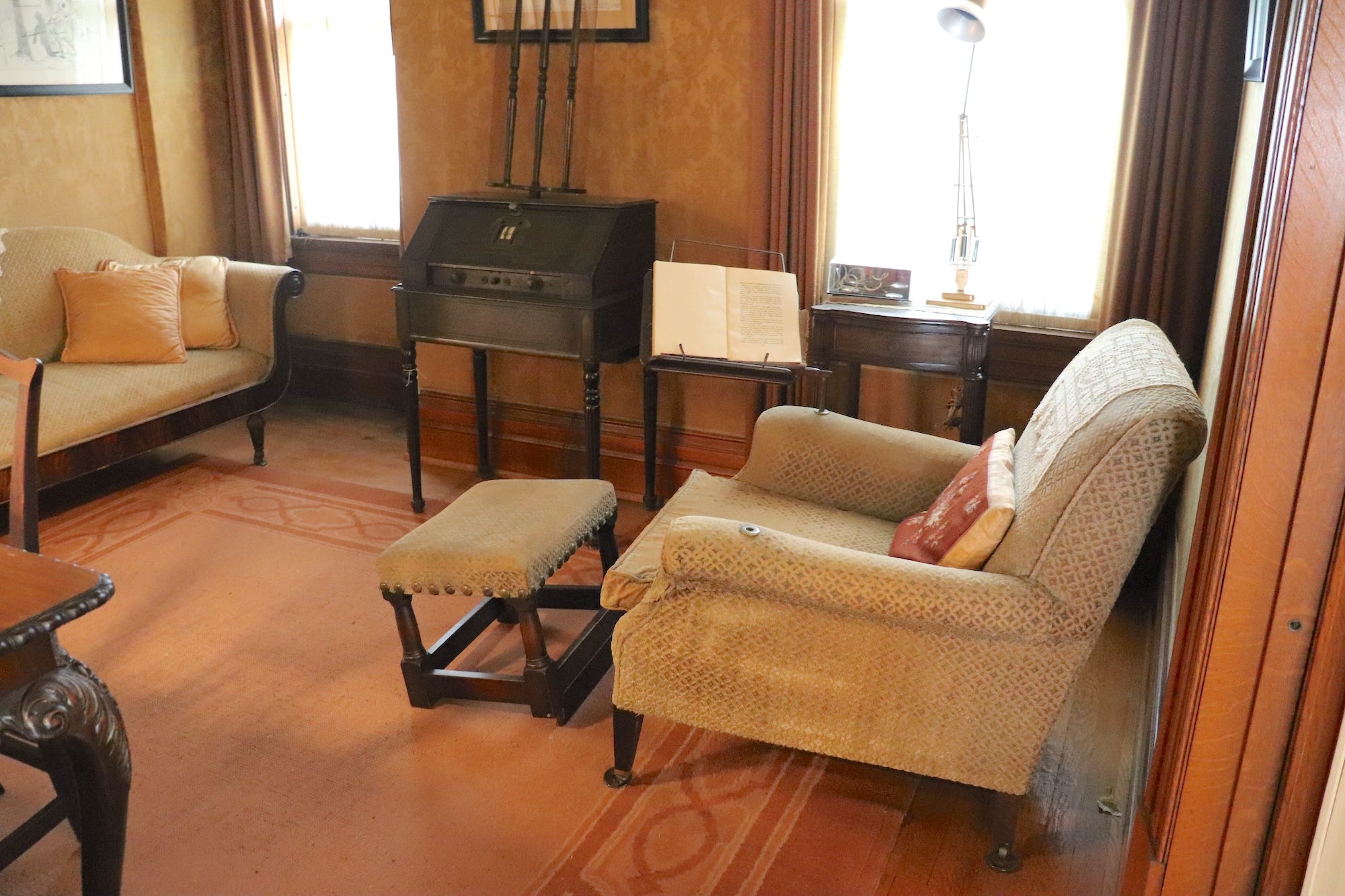 Orville Wright's specially-engineered chair.