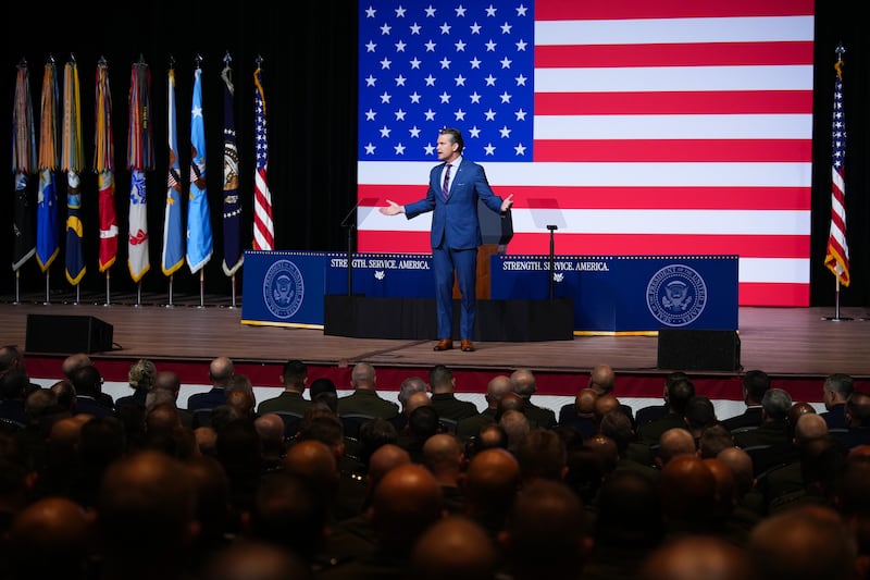 U.S. Secretary of War Pete Hegseth