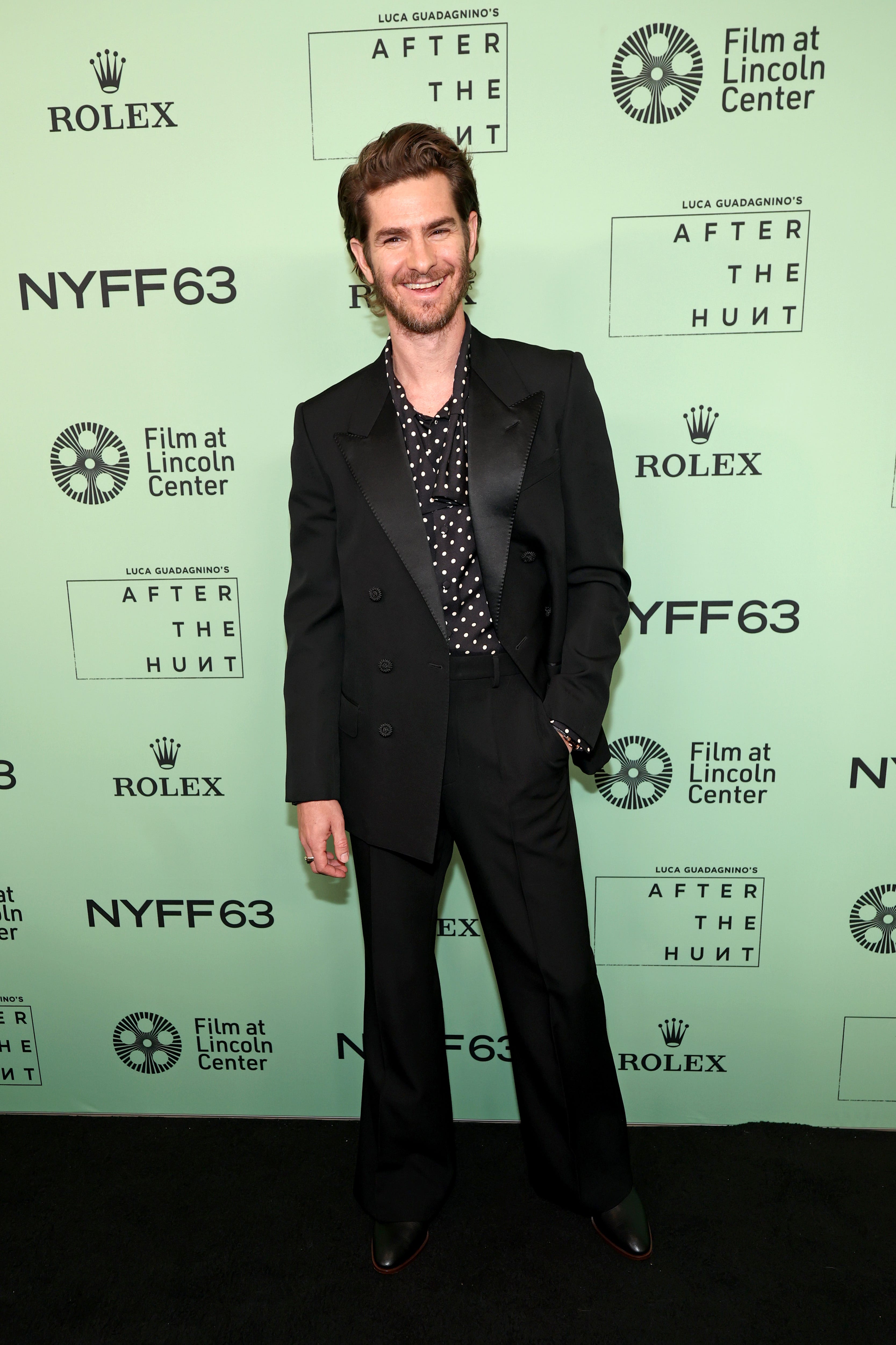 Andrew Garfield at the New York Film Festival.