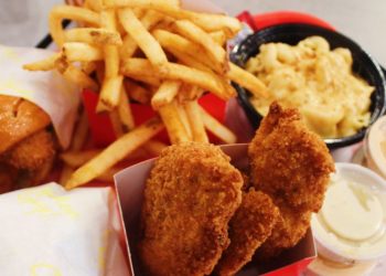 I spent $50 at Guy Fieri’s Chicken Guy! restaurant. It beat every other fast-food chain’s chicken sandwich and tenders.