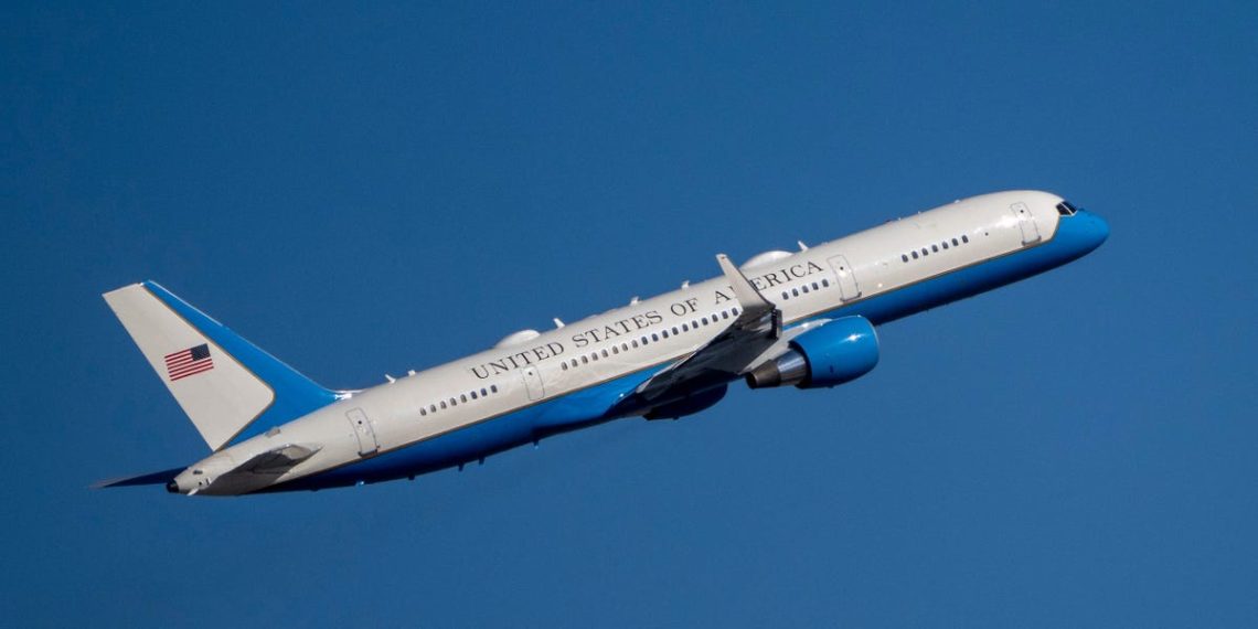 Take a look inside Air Force Two, the 155-foot custom jet plane that vice presidents use to travel the world