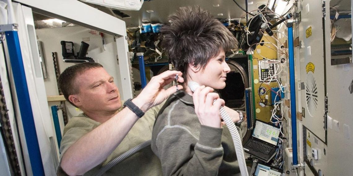 Photos show what life is like on the International Space Station, from sleeping arrangements to haircuts