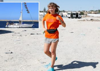 Activist Greta Thunberg is back onboard the latest Gaza-bound flotilla — wearing Crocs and a fanny pack
