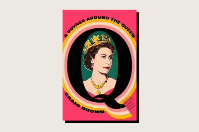 The book cover for Q: A Voyage Around the Qeen by Craig Brown.