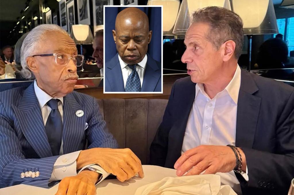 Andrew Cuomo meets with Al Sharpton in apparent attempt for endorsement as speculation mounts in NYC mayoral race