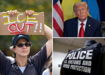 Anti-ICE protesters led by paid activists march across NYC in latest push against immigration enforcement