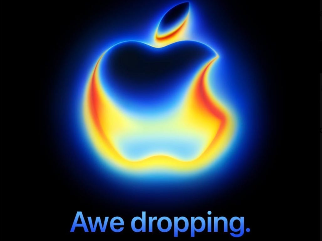 Apple's awe dropping event invitation
