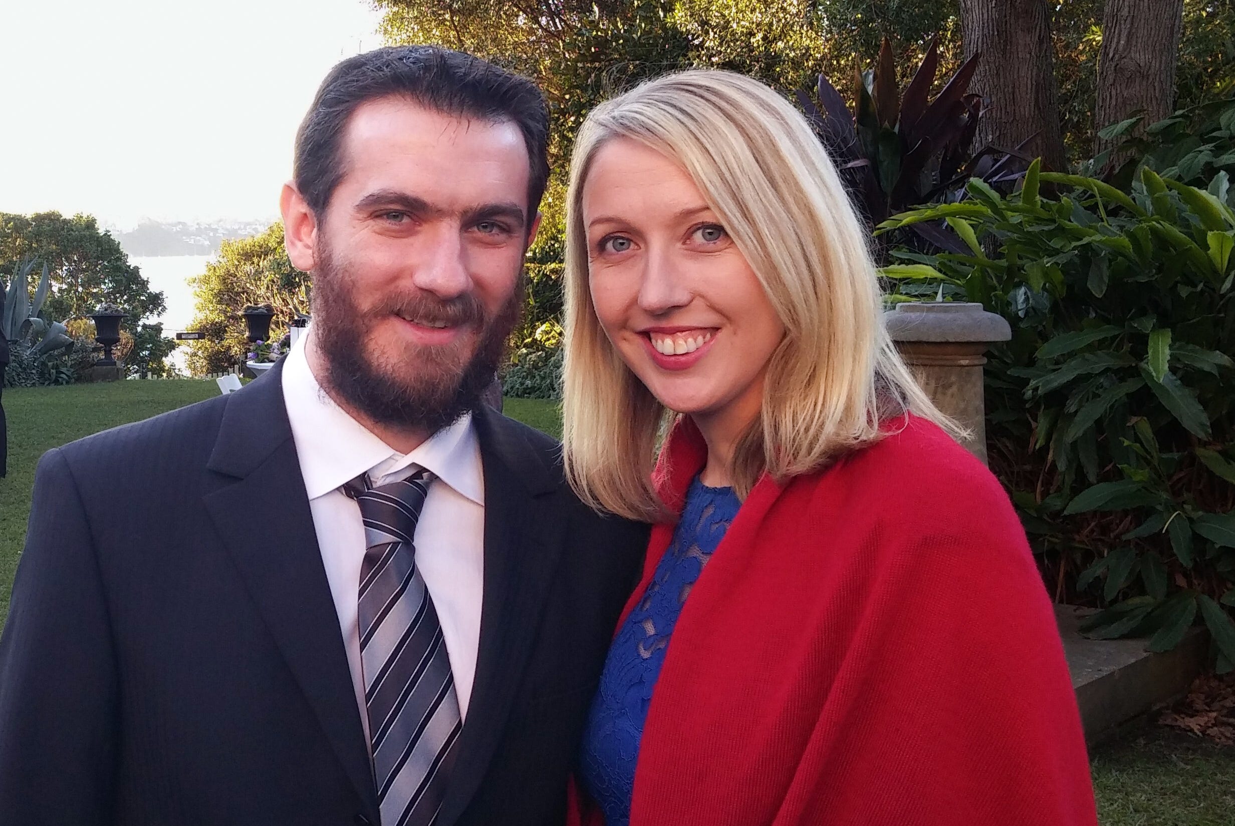 The authos and her husband