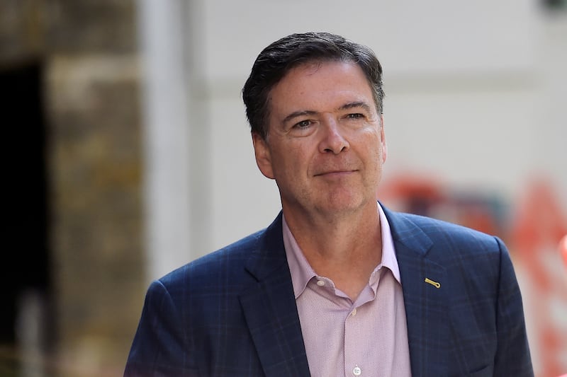 Former FBI director James Comey