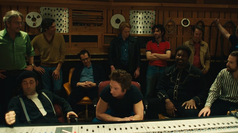 Jeremy Allen White and the cast of "Springsteen: Deliver Me to Nowhere"