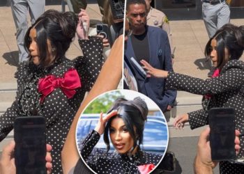 Cardi B throws marker in fit of rage after she’s asked about pregnancy rumors at assault trial