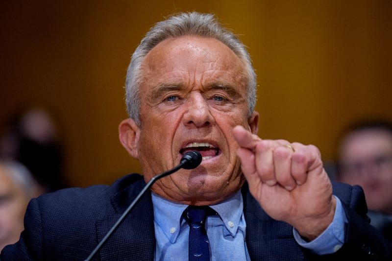 WASHINGTON, DC - SEPTEMBER 04: Health and Human Services Secretary Robert Kennedy Jr. testifies before the Senate Finance Committee at the Dirksen Senate Office Building on September 04, 2025 in Washington, DC. The committee met to hear testimony on President Trump's 2026 health care agenda. (Photo by Andrew Harnik/Getty Images)