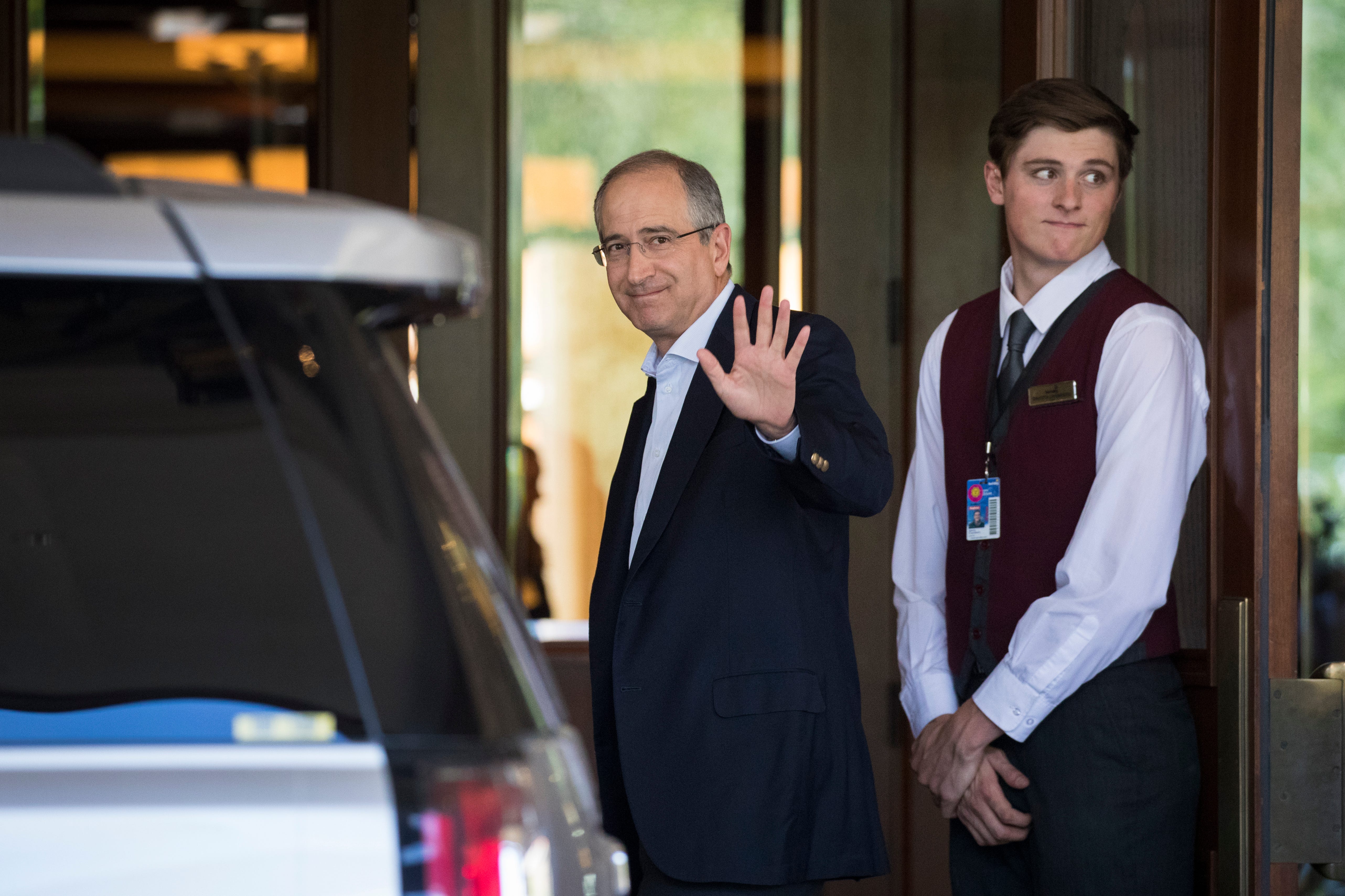 Comcast CEO Brian Roberts is pictured.