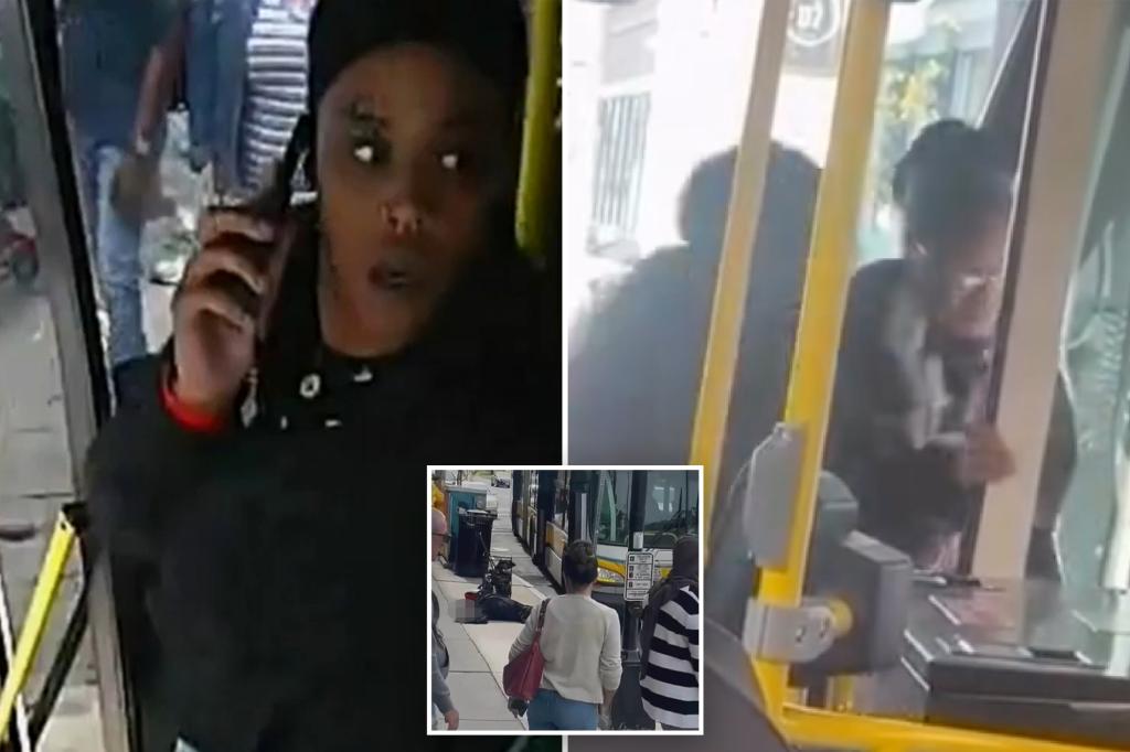 Crazed Boston commuter shoves elderly woman off bus in disturbing video