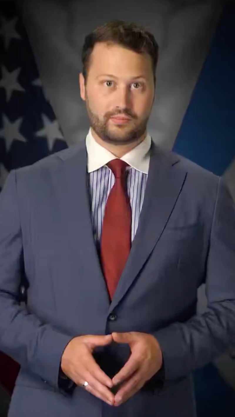 A screenshot from one of the DHS promo videos Micah Bock has fronted