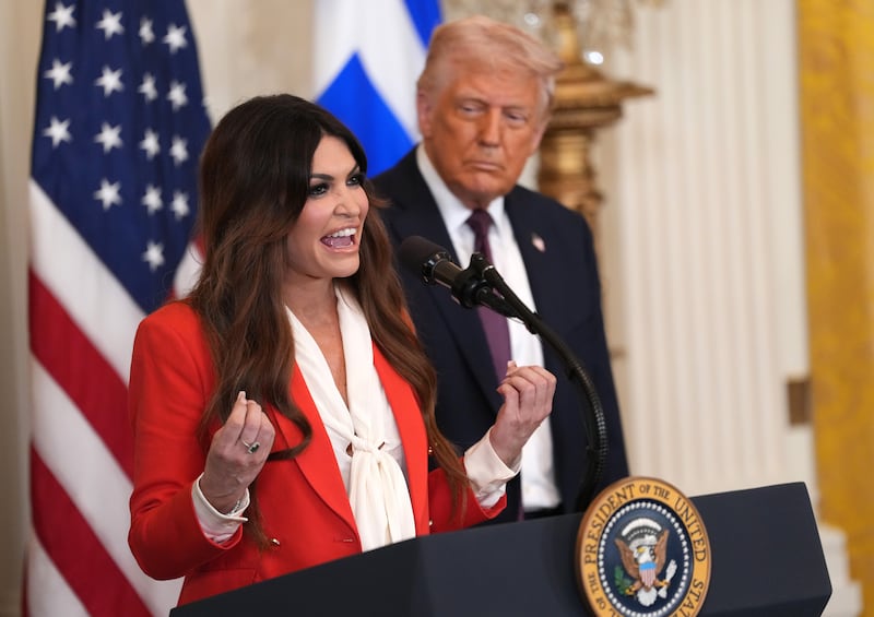 Kimberly Guilfoyle and Donald Trump