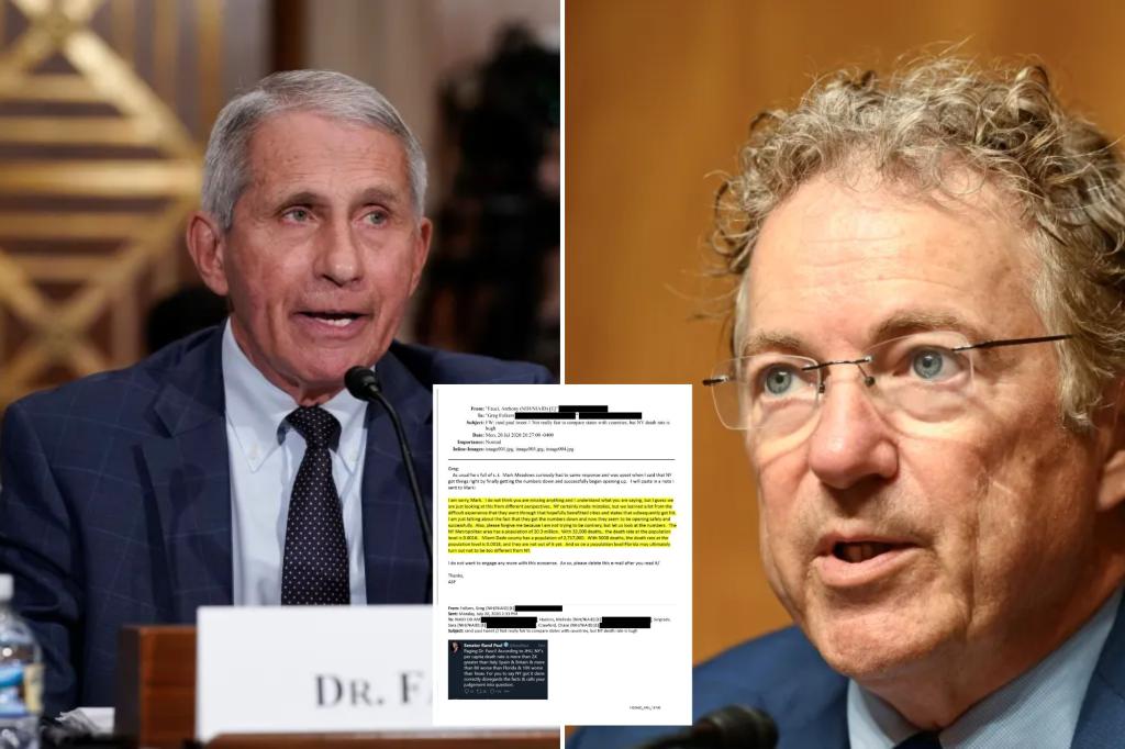 Dr. Anthony Fauci called back before Congress after his requests to ‘delete’ government emails uncovered by Sen. Rand Paul
