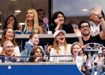 Emily Blunt and John Krasinski’s daughters make rare appearance at US Open family outing