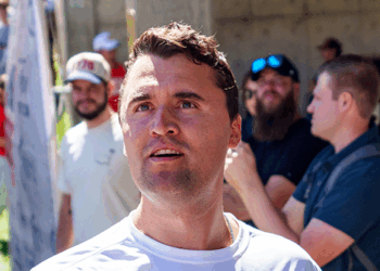 Erika Kirk Now Wears Charlie’s Blood-Stained Saint Michael the Archangel Pendant