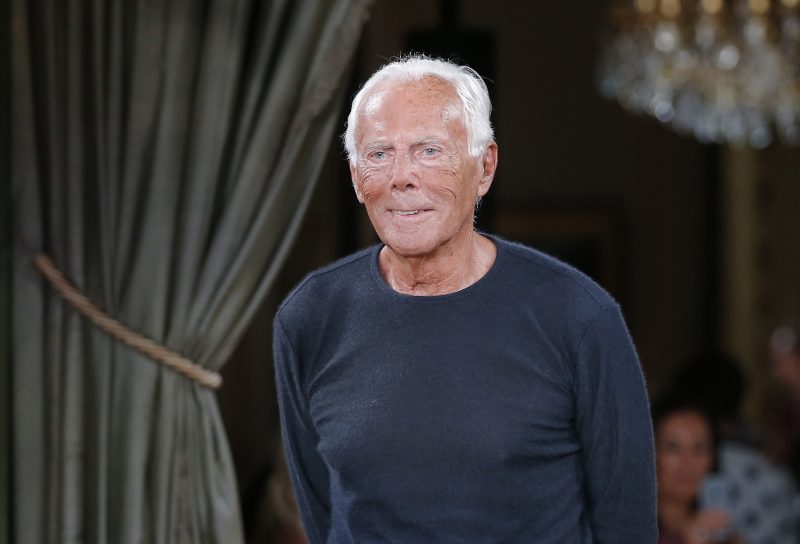 Fashion designer Giorgio Armani dies