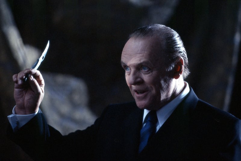 Anthony Hopkins as Dr. Hannibal Lecter.