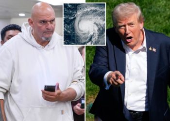 Fetterman warns Dems about shutting down government with 2 hurricanes threatening East Coast