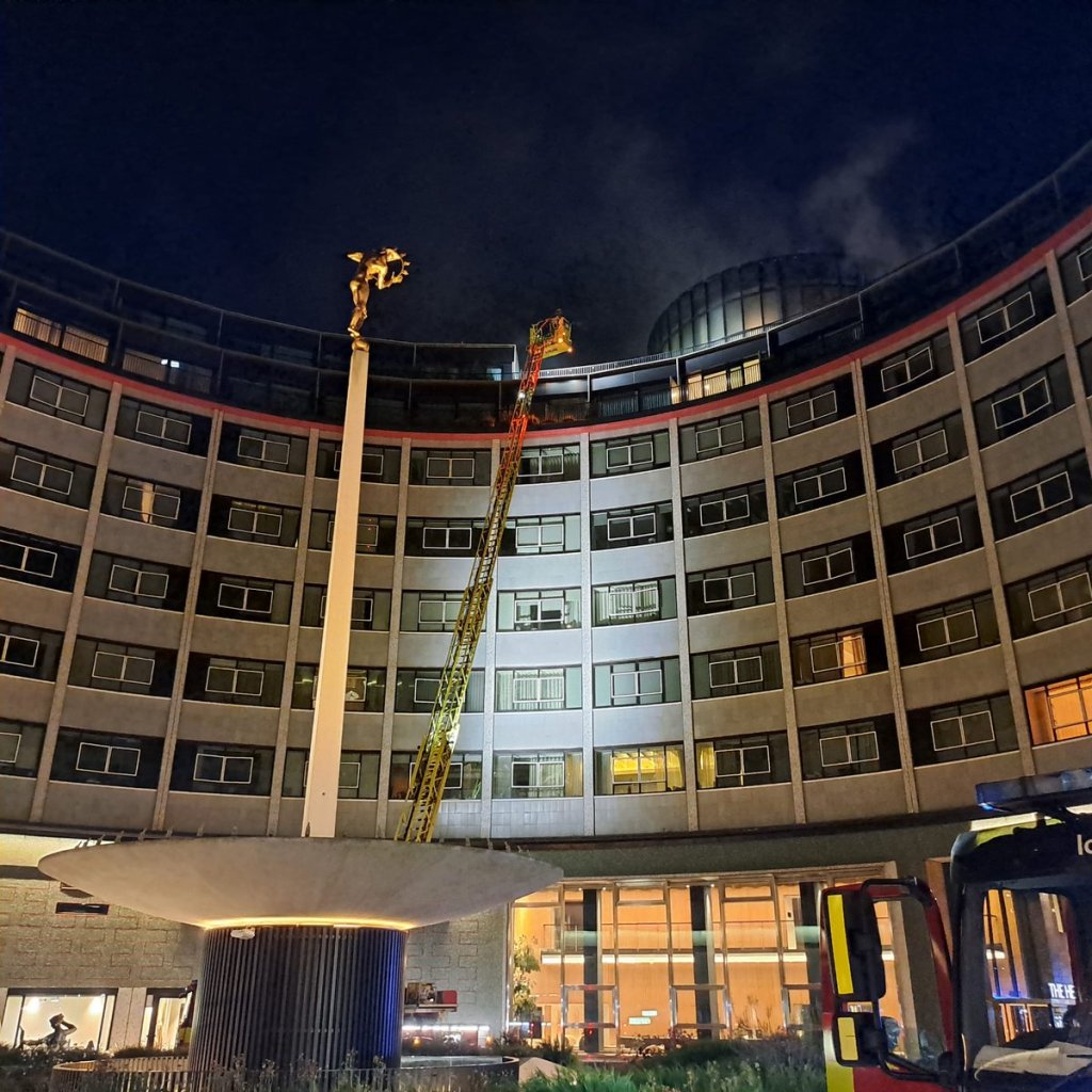 Fire Breaks Out At BBC’s Former Television Centre Headquarters In West London