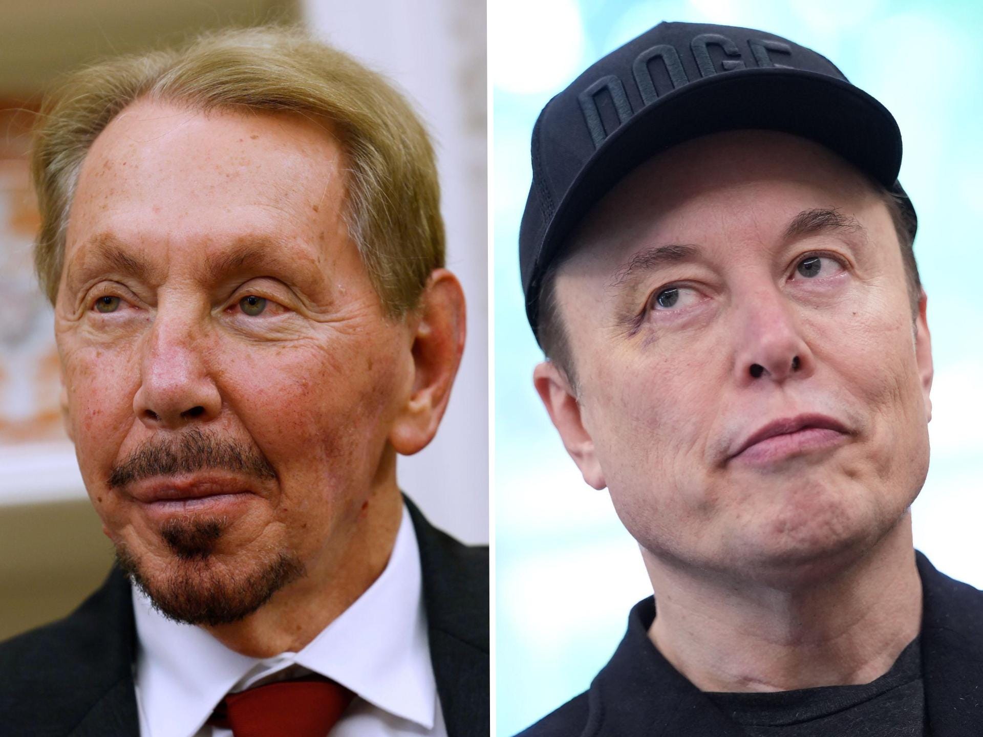 Larry Ellison and Elon Musk