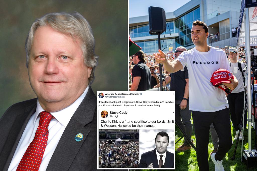 Florida Dem lawmaker faces demands to resign after calling Charlie Kirk ‘fitting sacrifice to our Lords: Smith & Wesson’