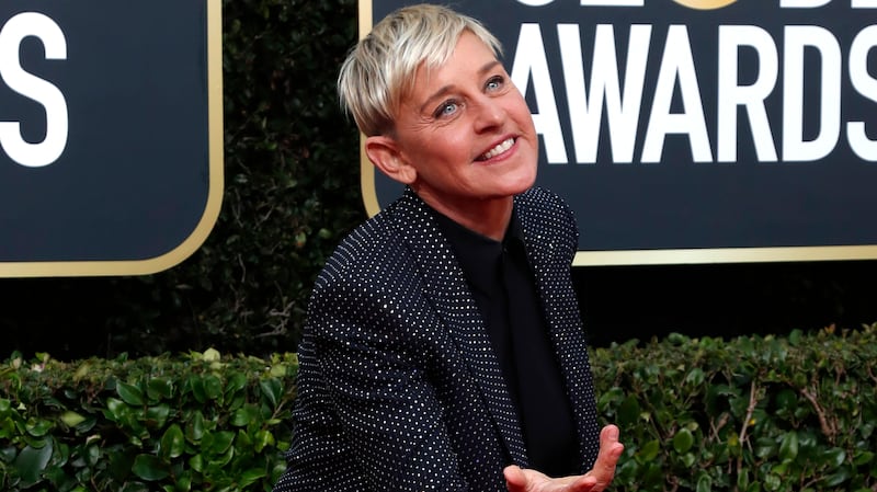 Ellen DeGeneres addressed getting “kicked out of show business” during the first night of her new comedy tour.