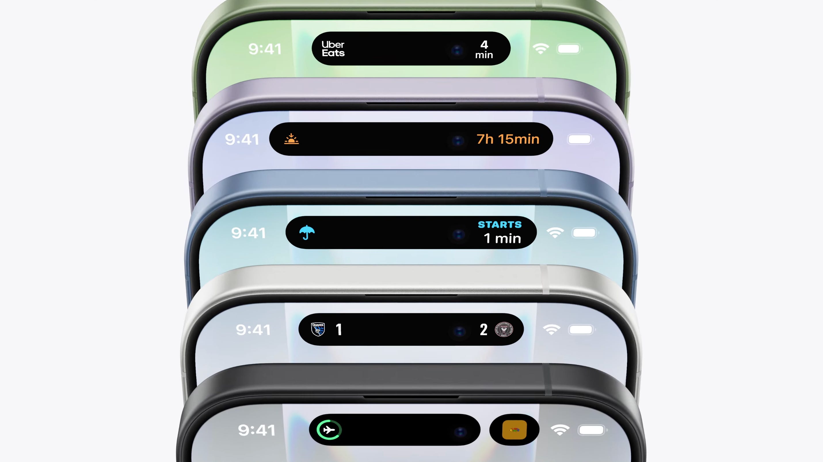 The iPhone 17 is pictured.