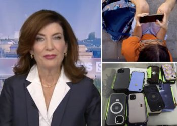 Hochul claims kids are better off without phones during school shootings, emergencies